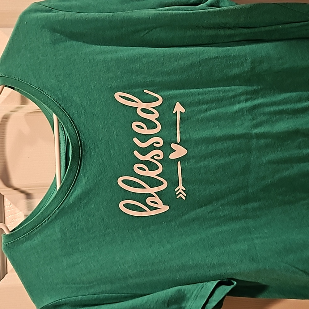 Blessed Green Tee Size XXL 20